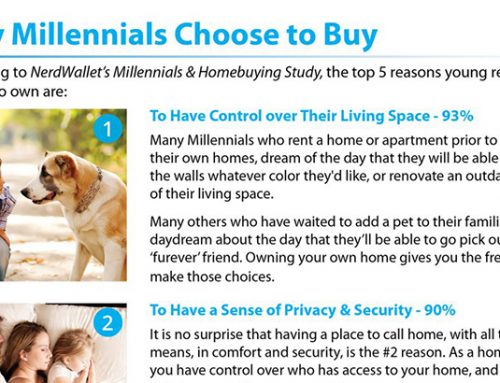 5 Reasons Why Millennials Buy a Home [INFOGRAPHIC]